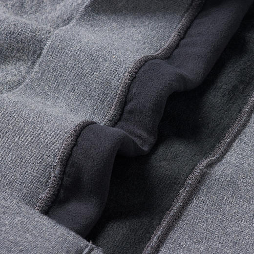 【含绵羊毛】罗蒙男士秋冬圆领假两件针织衫休闲通勤男加绒保暖针织毛衣 商品图9