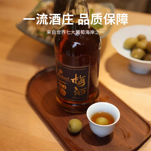 【麦克尔Michael威士忌梅酒】酸甜与醇厚交织，尽享微醺时刻  17%VOL  1919全球酒水连锁专柜款 带手提礼盒 商品图2