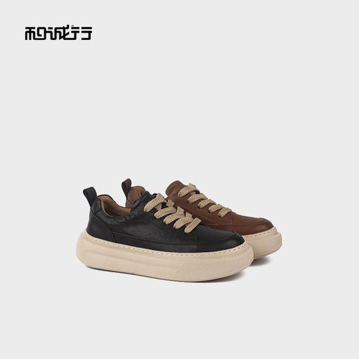 和诚行2025秋季新款复古低帮时尚百搭男式休闲鞋1950090 商品图3