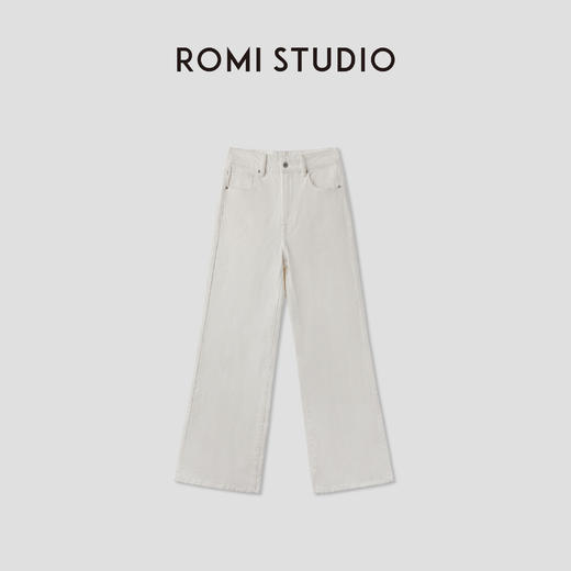 ROMI STUDIO“绅士优雅”棉质柔软微弹YKK拉链微喇牛仔裤RWCSXB2145 商品图3