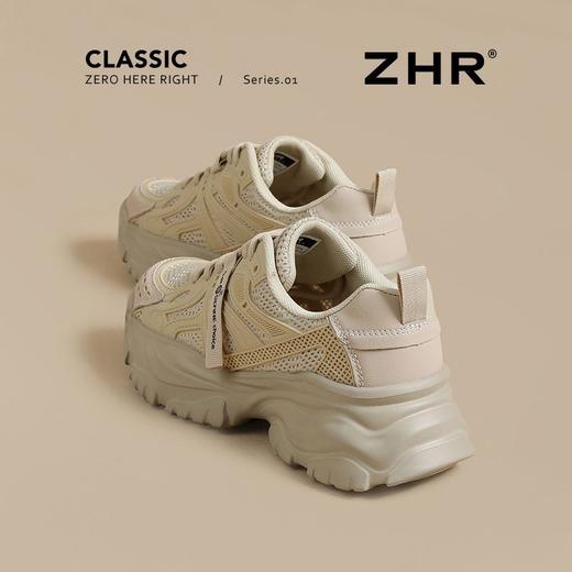 ZHR【厚底4.5cm】网面透气老爹鞋女新款增高运动休闲鞋百搭跑步鞋 商品图7