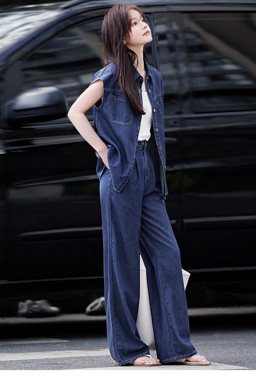 HAYES 水洗丹宁衬衫长裤牛仔套装 21107 商品图4