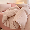 全棉秋冬磨毛四件套贝壳边加厚保暖纯棉被套床单床上用品G119100115 商品缩略图4
