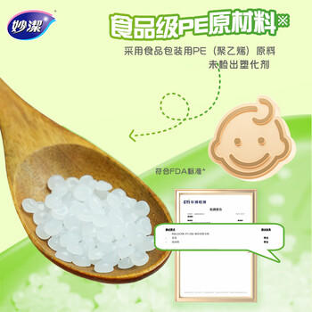 妙洁免刀撕保鲜膜 大卷点断式巧撕手撕可微波炉家用 50米大号盒装 商品图6