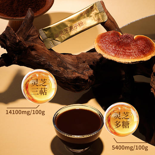 滋仙草灵芝孢子粉 3盒灵芝孢子粉+摇摇杯*1个 商品图2