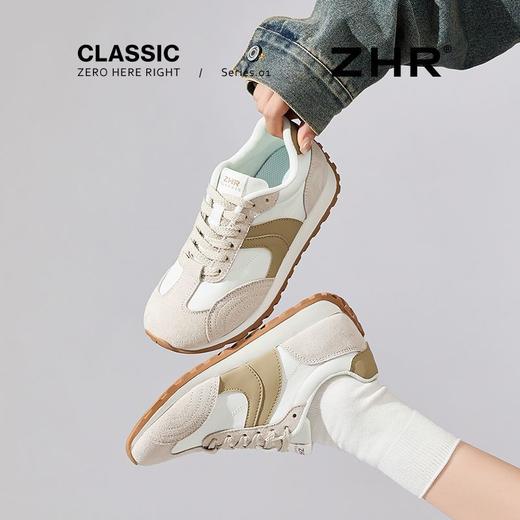 ZHR则则百搭休闲运动鞋2025年新款女鞋爆款阿甘鞋一脚蹬懒人板鞋 商品图6