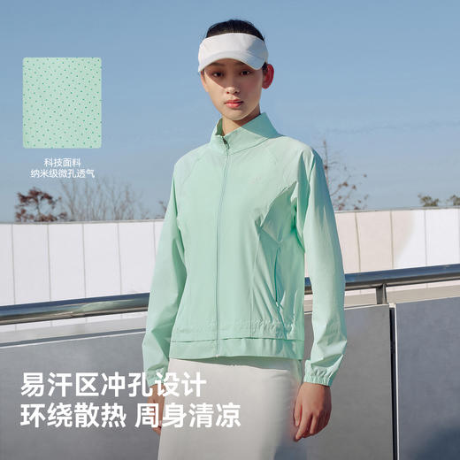 伯希和户外轻薄修身防晒衣女新款男东丽防晒服运动透气立领外套 商品图3