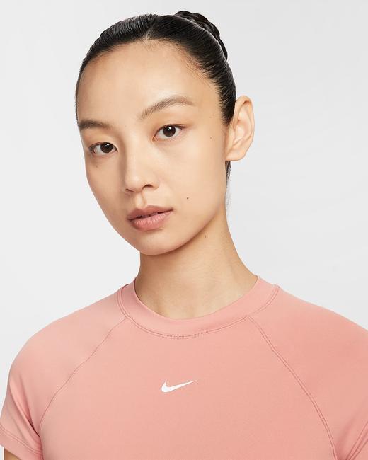 Nike 耐克Pro Dri-FIT 女子速干紧身短袖训练上衣FV7843-685 商品图2
