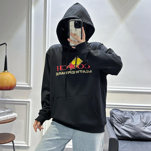 𝐂𝐇恐龙印花连帽卫衣帽衫815 商品图4