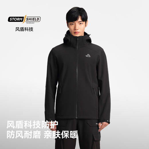 【风盾】伯希和软壳衣女户外防风徒步登山运动外套男休闲夹克上衣 商品图1