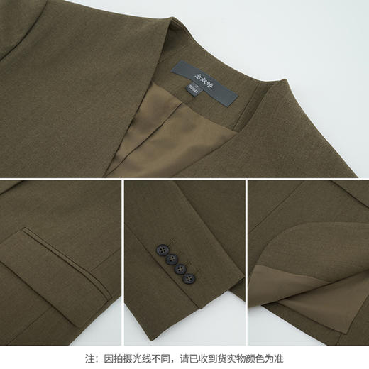 【商场同款】CNX5865 “老钱西装” V领西装，拥有大女主的洒脱和利落 商品图3