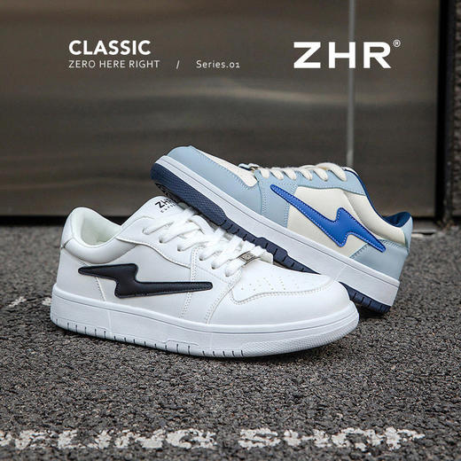 ZHR则则情侣透气板鞋小白鞋爆款网红轻便舒适校园风休闲鞋运动鞋 商品图1