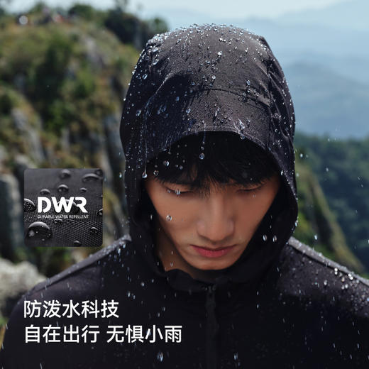 【风盾LT】伯希和连帽软壳衣男士户外防泼透气夏季徒步轻量化外套 商品图2