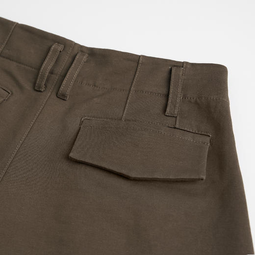 ROMI STUDIO“舒适自然”立体单褶高腰休闲百搭棉质阔腿裤431K2049 商品图4