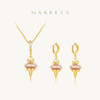 Manreya玛芮雅甜蜜如你 冰淇淋珍珠项链耳饰 商品缩略图7