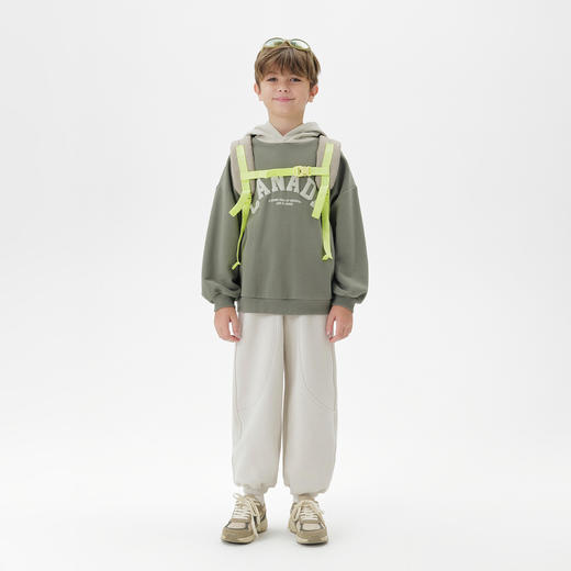 马克珍妮男童休闲百搭校园神裤2025年秋装新款551260 商品图3