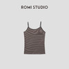 ROMI STUDIO“简约复古”轻盈柔软弹力细条纹吊带背心 RWCRS94190 商品缩略图0