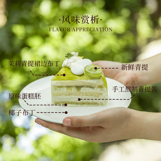 【青提苏打】青提茉莉椰子多层夹心生日蛋糕成都镜面蛋糕配送 商品图2
