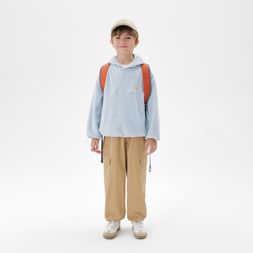 马克珍妮男女童柔软抗静电摇粒绒卫衣2025年秋装新款551729 商品图2