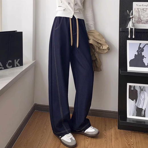 裁缝学苑AS561设计感牛仔弯刀裤纸样休闲香蕉阔腿裤子打版 商品图5