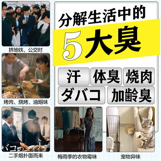 【根源去味非掩盖】日本宝洁Febreze风倍清除味除菌喷雾剂370ml织物床衣物宠物除菌除味 去烟味火锅免洗 商品图3