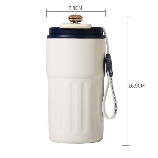 新款316不锈钢保温杯咖啡杯智能测温高颜值男女学生水杯 商品图6