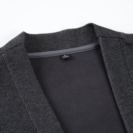 【含绵羊毛】罗蒙男士秋冬针织开衫外套休闲百搭慵懒男宽松毛衣外套 商品图4