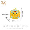 「大足金-大足狮」黄金灵狮纳福转运珠 5D硬金小狮子足金手串【Y】 商品缩略图4