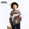 【炫酷迷彩毛衣】男童圆领长袖针织衫冬季新款安奈儿童装EB544549 商品缩略图0