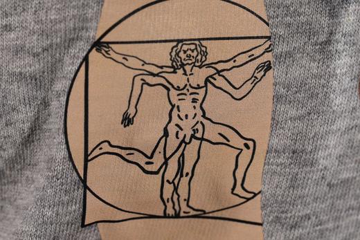 严素纯棉TEE,跑步即艺术纯棉休闲TEE ,短袖棉T恤 宽松,舒适,全棉,日常, 严素态度 商品图10