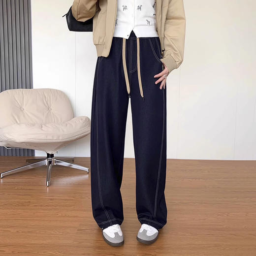 裁缝学苑AS561设计感牛仔弯刀裤纸样休闲香蕉阔腿裤子打版 商品图4