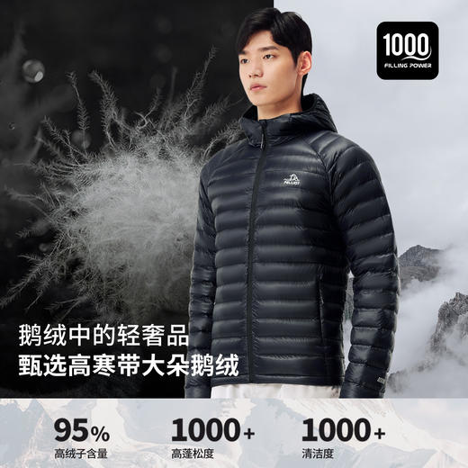 【P系列】伯希和户外1000蓬羽绒服男2025防风PERTEX鹅绒登山服 商品图1
