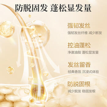 阿道夫防脱固发洗发水500ml 生姜健发固根洗头膏控油清爽侧柏叶官方正品 商品图1