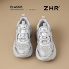 ZHR【增高5.5CM】银色厚底老爹鞋女网面透气运动鞋超软轻便休闲鞋 商品缩略图4