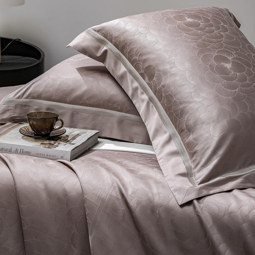 140支长绒棉染色提花四件套 韵幻太空灰 商品图5