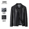【100%山羊皮】圣得西男士商务工装皮夹克2025秋季时尚翻领皮衣 商品缩略图3