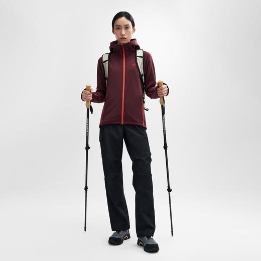 【P系列】伯希和连帽抓绒衣女25秋新款Polartec户外保暖运动外套 商品图3