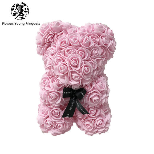 【情人节限定💝】25cm玫瑰熊节日礼物  pe玫瑰花熊  抱抱熊 浪漫玫瑰熊🐻，永不凋谢的爱❤️，送TA一份惊喜吧！ 商品图3