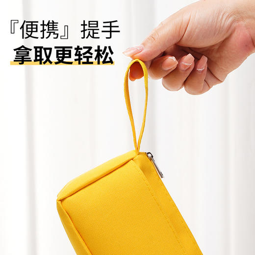 开学季福利！【任意2款】 升级加厚韩版儿童大容量牛津布双层大容量手提笔袋 简约牛津布双拉链笔袋文具袋文具 商品图2