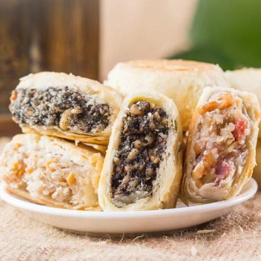 【2袋全国包邮，部分地区除外】楚老头月饼 老式酥皮月饼 手工制作多口味可选 500g/袋(10枚) 商品图4