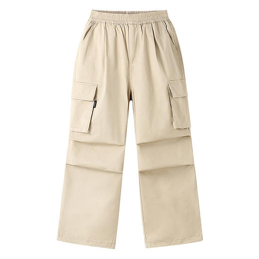 【潮酷工装裤】男女童全腰梭织单裤秋季新款安奈儿童装小程序专享EM536542 商品图11