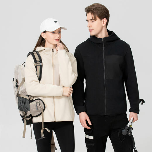 CaldiceKris 男女同款户外防水防污防风经典摇粒绒外套  89018 商品图2