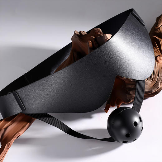 【情趣用品】谜姬 眼罩口球一体两用羞耻调情SM 商品图4