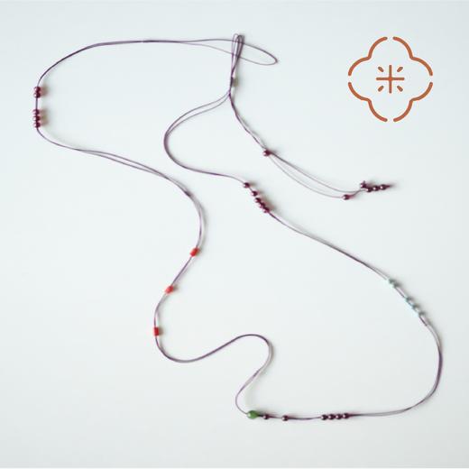 米马饰品 石榴石珊瑚碧玉脚链 银镀金簸箕纳福链 气血润行 好运随身 商品图4