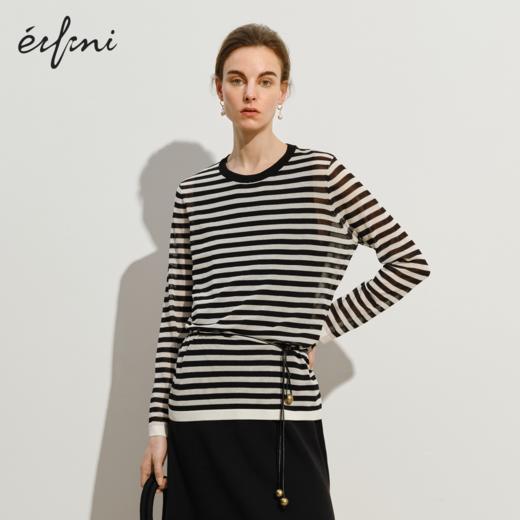 【商场同款】伊芙丽春秋套头毛衫1G2631781GS 商品图0