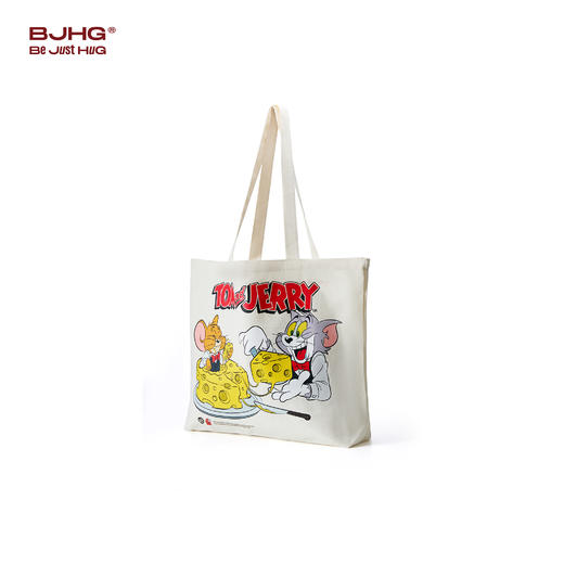 【猫和老鼠联名】BJHG不计后果帆布包百搭通勤大容量手提托特包 商品图4