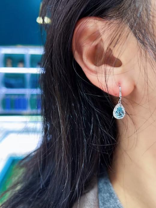 1.6ct海蓝宝耳坠 商品图7