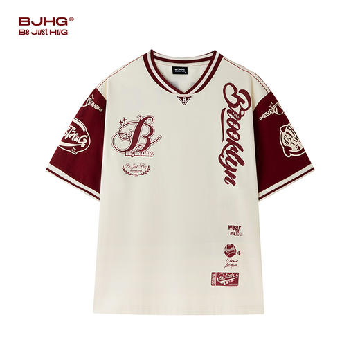 【门店限定款】不计后果 美式棒球风t恤 商品图0