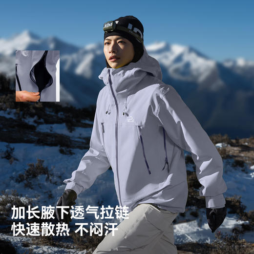 【雪壳】伯希和硬壳冲锋衣25新款TORAY防水耐磨轻量登山服薄外套 商品图2