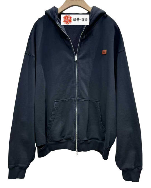 男款皮标logo破损连帽外套001 商品图0